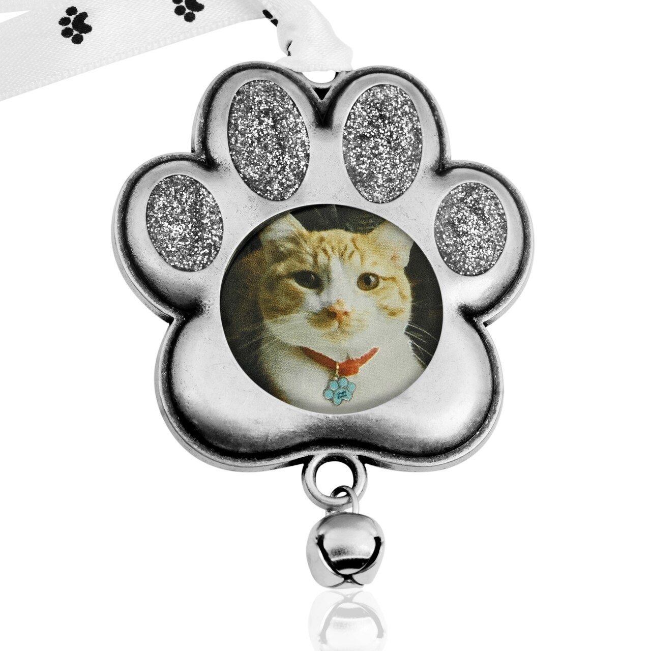 Gloria Duchin Pewter Metal Pet Kitten Paw Picture Photo Frame Ornament